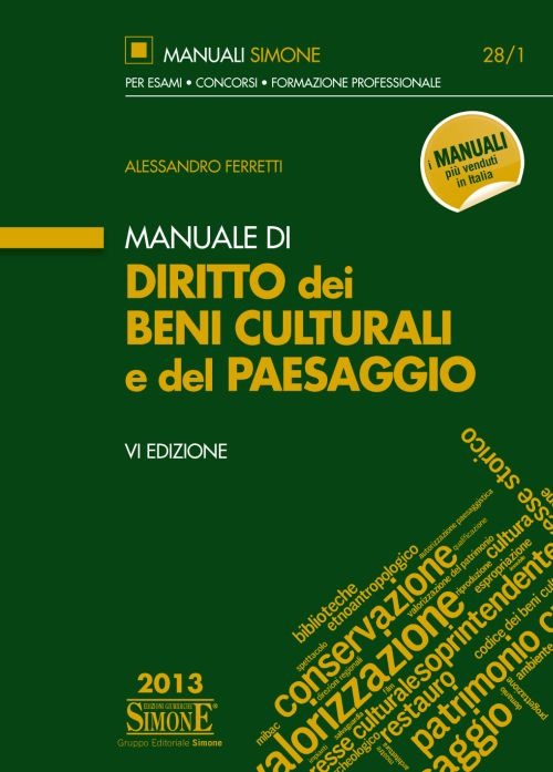 Manuale di diritto dei beni culturali e del paesaggio