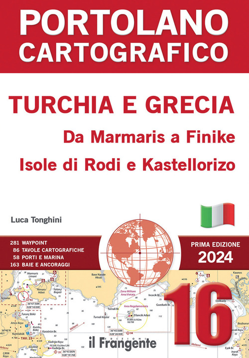 Portolano cartografico. Turchia e Grecia: da Marmaris a Finike, Isole di Rodi e Kastellorizo