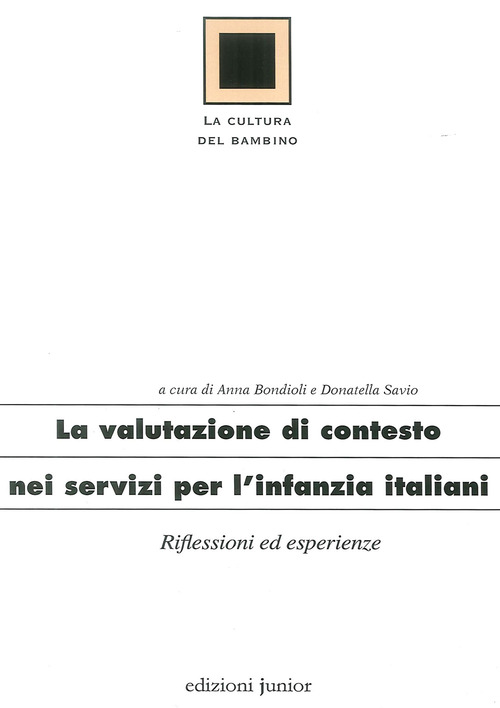 Valutazione di contesto nei servizi per l'infanzia