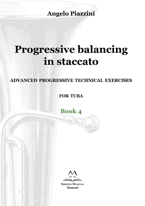 Progressive balancing in staccato. Advanced progressive technical exercises for tuba