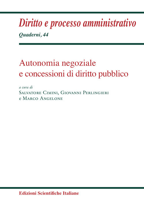 Autonomia negoziale e concessioni di diritto pubblico
