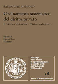 Ordinamento sistematico del diritto privato