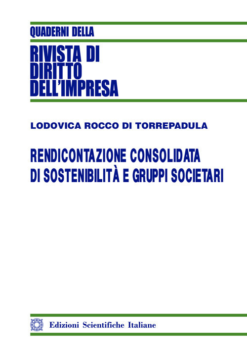 Rendicontazione consolidata di sostenibilit&agrave; e gruppi societari