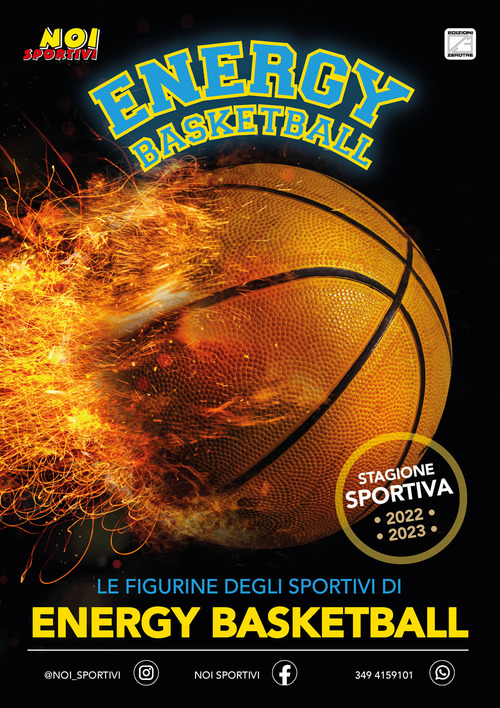 Energy Basketball. Album con collezione completa di figurine non imbustate