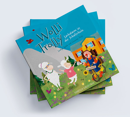 Wolli Trolly. Lachalarm in der Schafschule. Lustige Sp&auml;&szlig;e mit Clownin Trolli