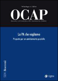 OCAP. Osservatorio sul cambiamento delle amministrazioni pubbliche