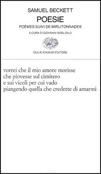 Poesie. Po&egrave;mes suivi de mirlitonnades