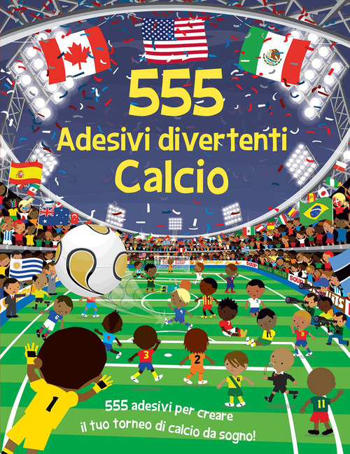 Calcio. 555 adesivi divertenti