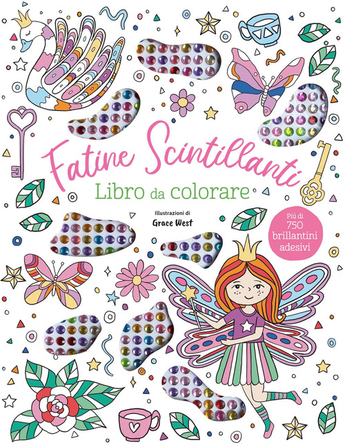Fatine scintillanti. Libro da colorare