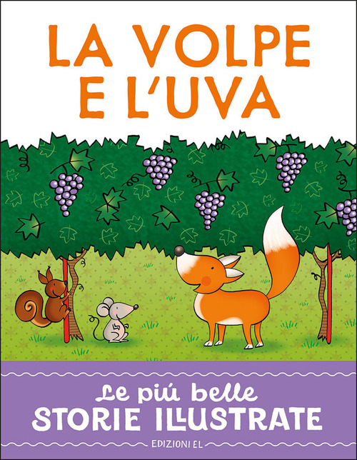 La volpe e l'uva. Stampatello maiuscolo