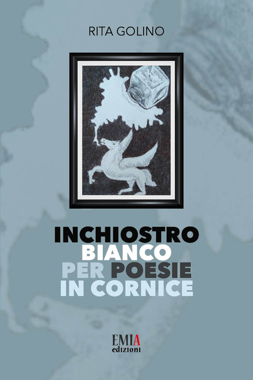 Inchiostro bianco per poesie in cornice