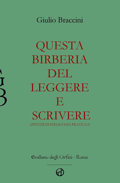 Questa birberia del leggere e scrivere. Appunti di pedagogia pratica