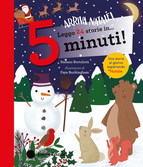 Leggo 24 storie in... 5 minuti! Arriva Natale! Stampatello maiuscolo