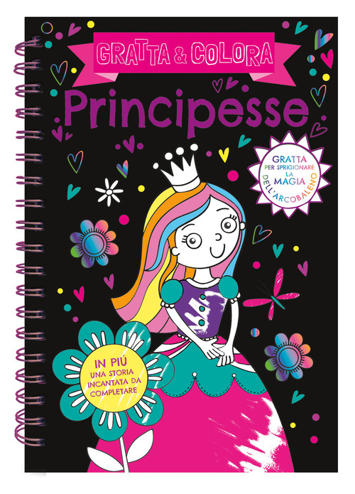 Principesse. Gratta e colora