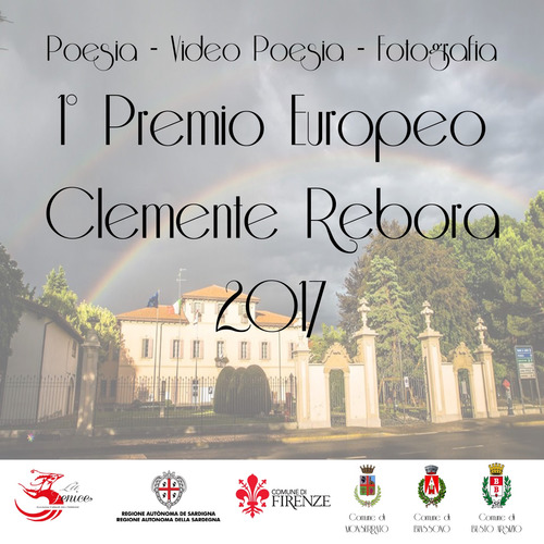 Premio Europeo Clemente Rebora 2017. Poesia - Video poesia - Fotografia