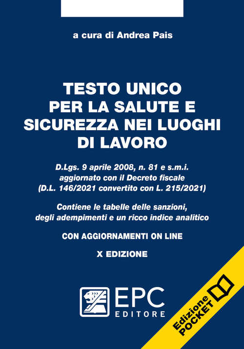 Testo unico per la salute e sicurezza nei luoghi di lavoro