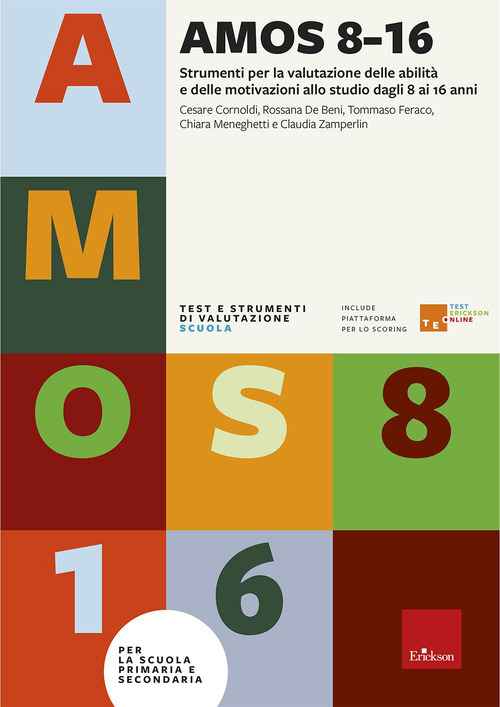 AMOS 8-16. Strumenti per la valutazione delle Abilit&agrave; e delle Motivazioni allo Studio dagli 8 ai 16 anni
