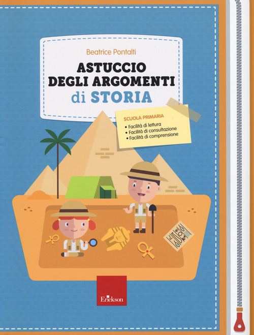 Astuccio degli argomenti di storia
