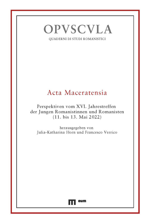 Acta maceratensia