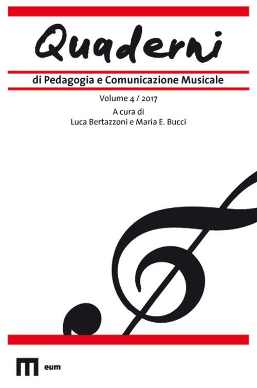 Quaderni di pedagogia e comunicazione musicale