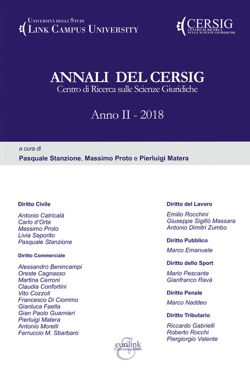 Annali del Cersig. Anno II