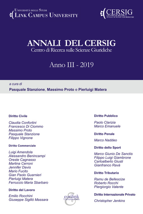 Annali del Cersig. Anno III