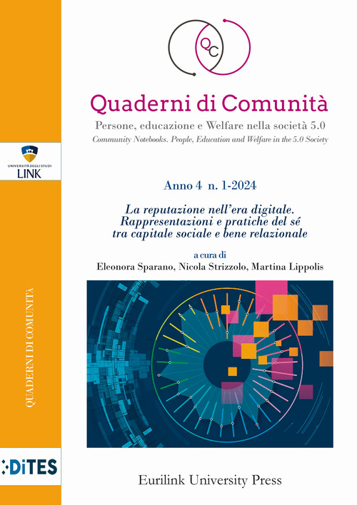 Quaderni di comunit&agrave;. Persone, educazione e welfare nella societ&agrave; 5.0