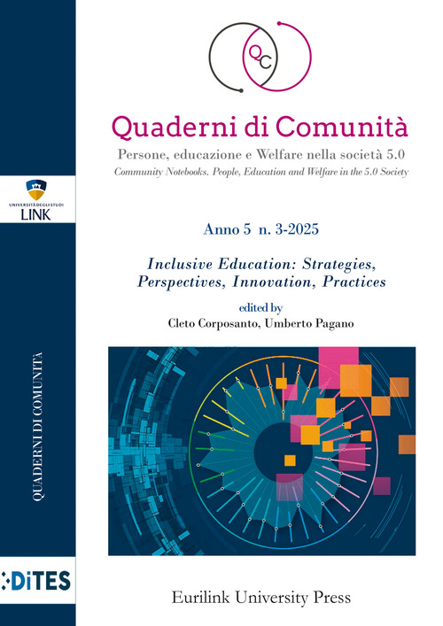 Quaderni di comunit&agrave;. Persone, educazione e welfare nella societ&agrave; 5.0. Ediz. italiana e inglese