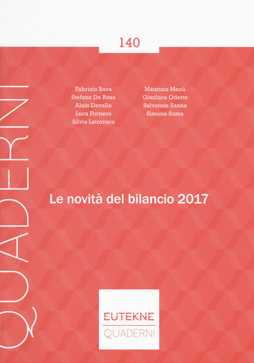 Le novit&agrave; del bilancio 2017
