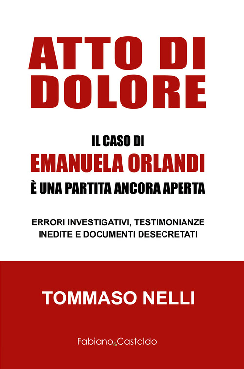 Atto di dolore. Il caso di Emanuela Orlandi è una partita ancora aperta