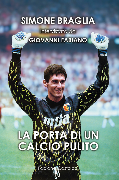 La porta di un calcio pulito