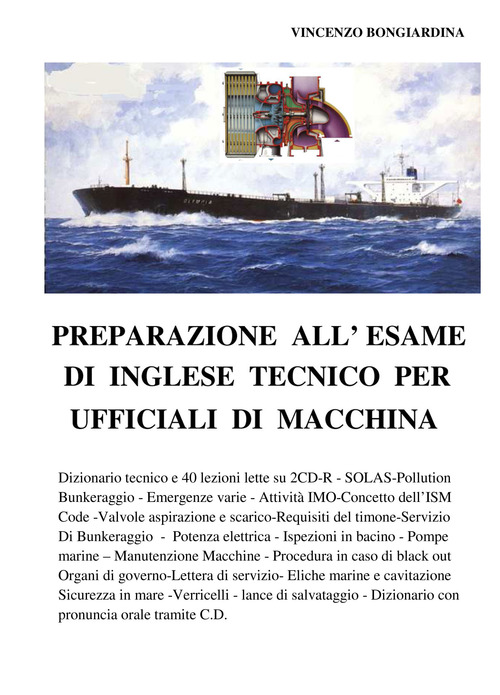 Preparazione all'esame di inglese tecnico per ufficiali di macchina