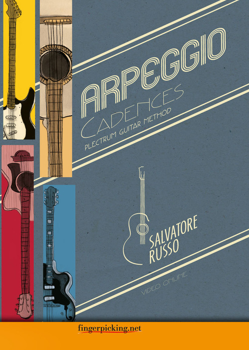 Arpeggio cadences. Plectrum guitar method
