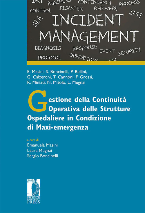 Gestione della continuit&agrave; operativa delle strutture ospedaliere