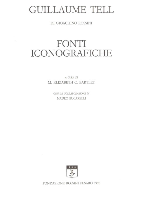 Guillaume Tell. Fonti iconografiche