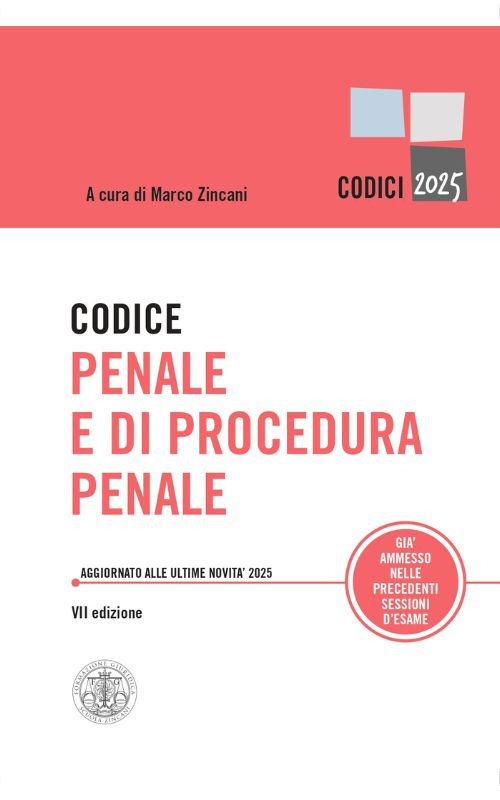 Codice penale e di procedura penale