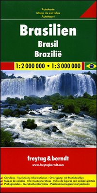 Brasile 1:2.000.000 - 1:3.000.000. Carta stradale