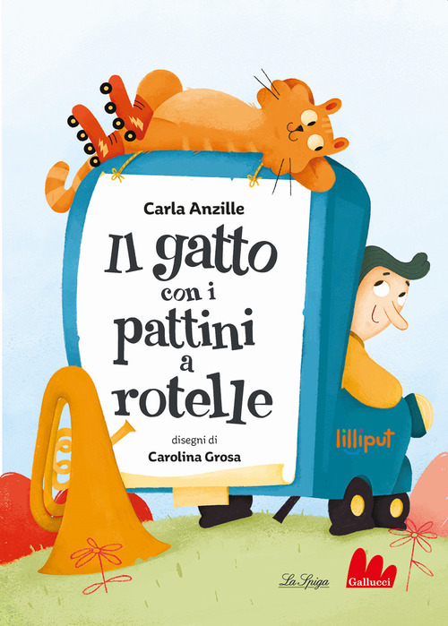Il gatto con i pattini a rotelle. Ediz. ad alta leggibilit&agrave;