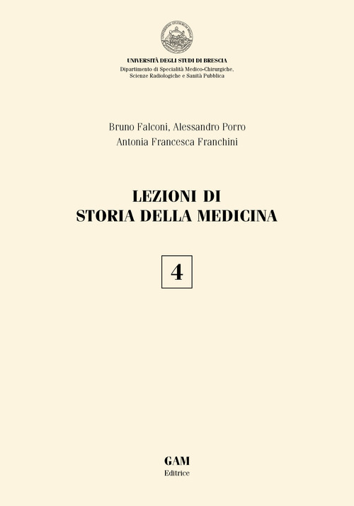 Lezioni di storia della medicina