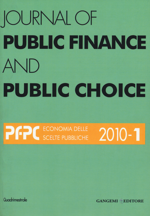 Journal of public finance and public choice