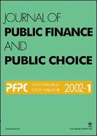 Journal of public finance and public choice. Economia delle scelte pubbliche