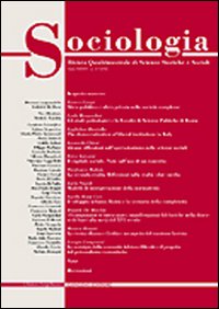 Sociologia. Rivista quadrimestrale di scienze storiche e sociali