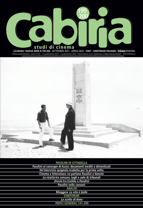 Cabiria. Studi di cinema