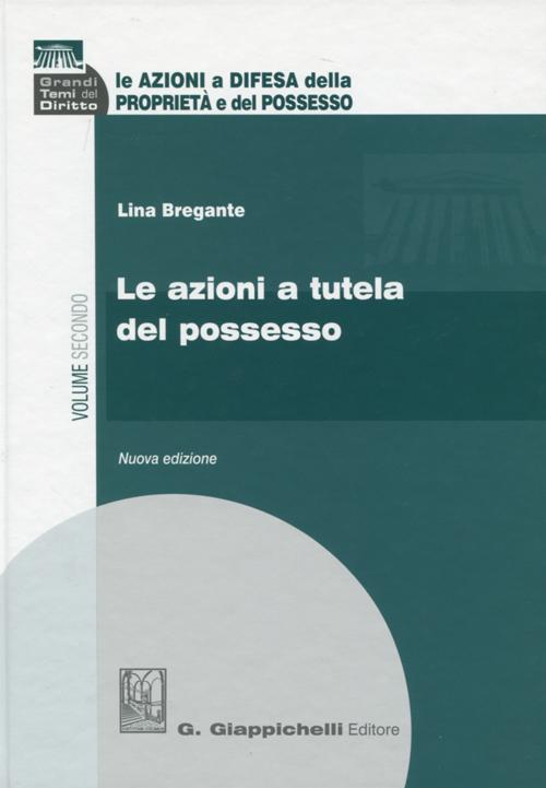 Le azioni a difesa della propriet&agrave; e del possesso