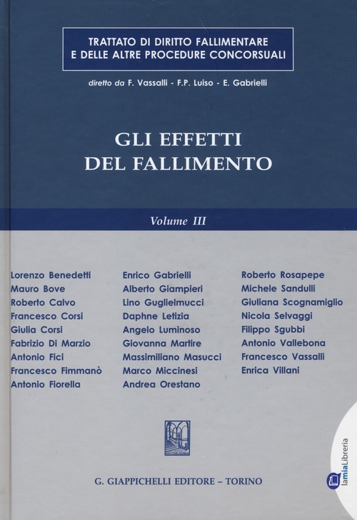 Trattato di diritto fallimentare e delle altre procedure concorsuali