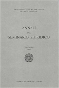 Annali del seminario giuridico