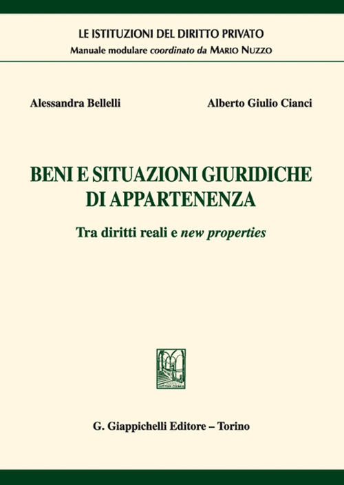 Beni e situazioni giuridiche di appartenenza. Tra diritti reali e new properties