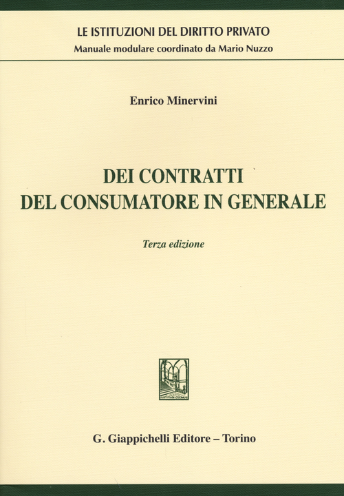 Dei contratti del consumatore in generale
