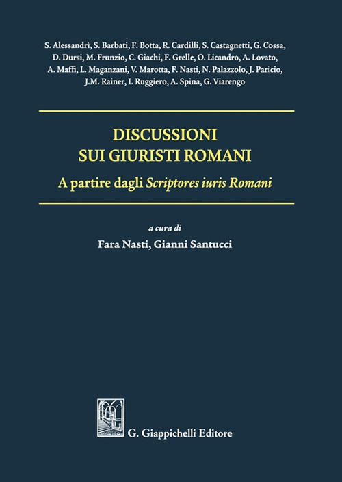 Discussioni sui giuristi romani