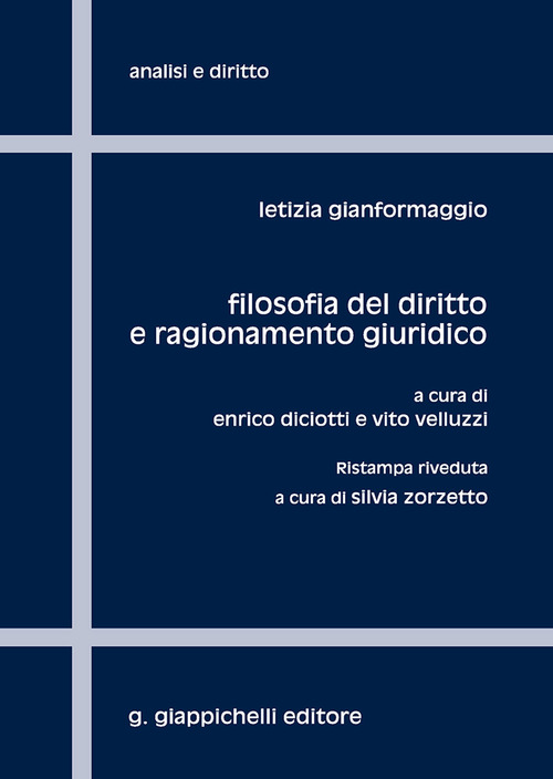 Filosofia del diritto e ragionamento giuridico